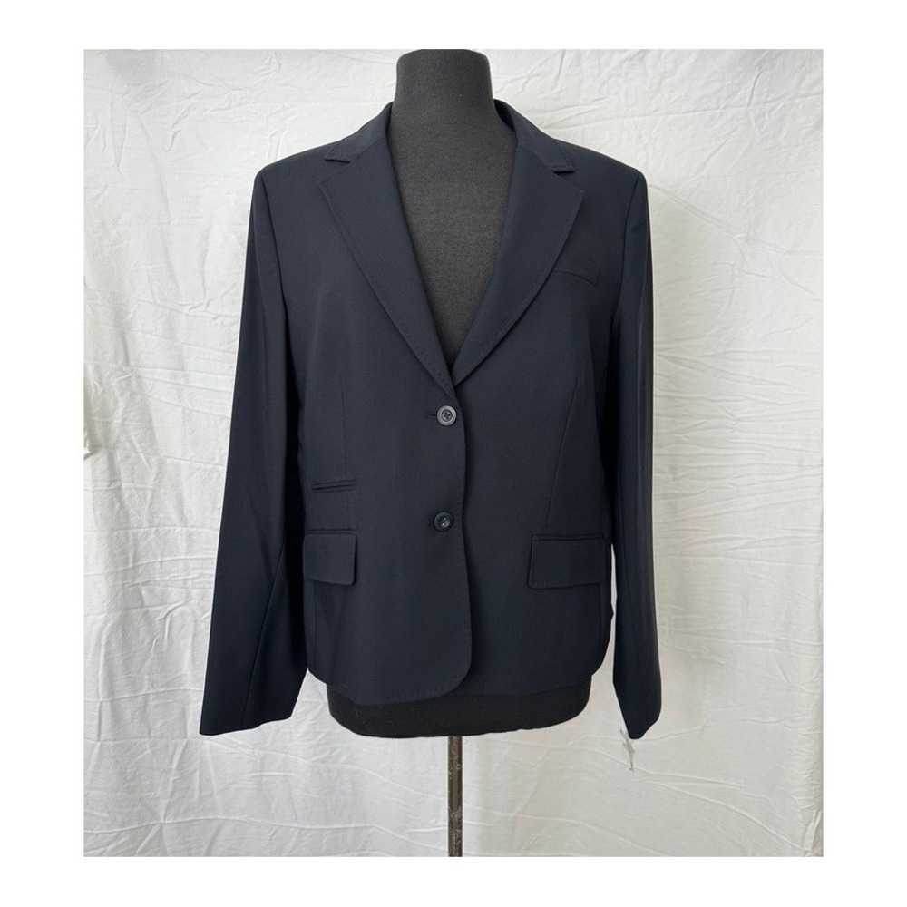 Twin Hill Blazer Jacket Womens 16R Navy Two Button Professional Business Career